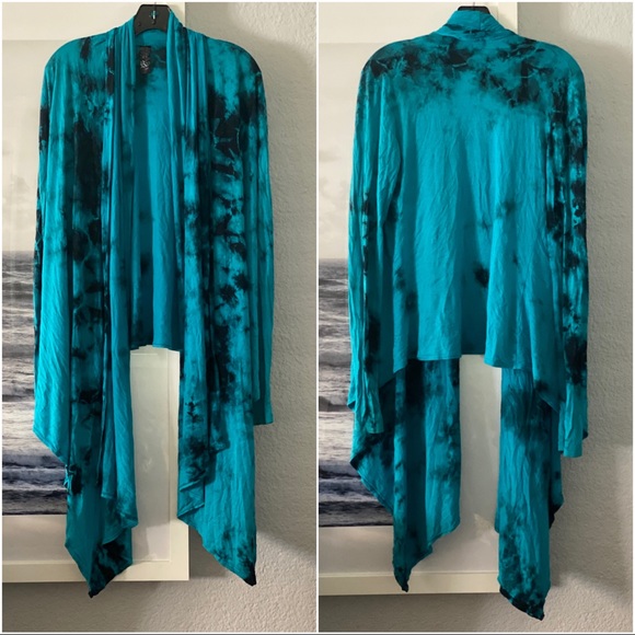 R23 F&L Tops - Tie-Die Duster: Sz: M